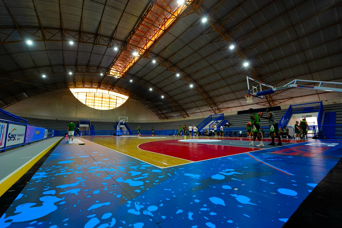 Seleção Brasileira de Basquete treina no Sesc Guarapari