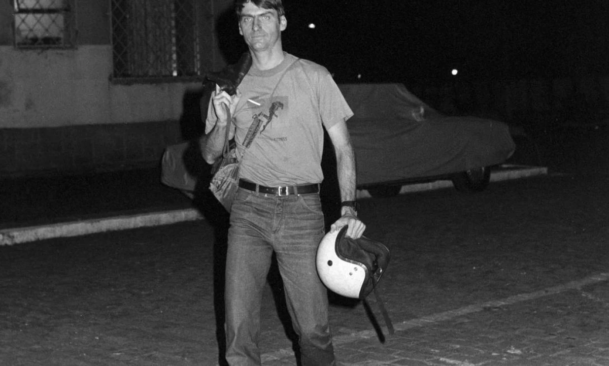 Bolsonaro em foto de 1986, quando ex-presidente foi candidato a vereador 