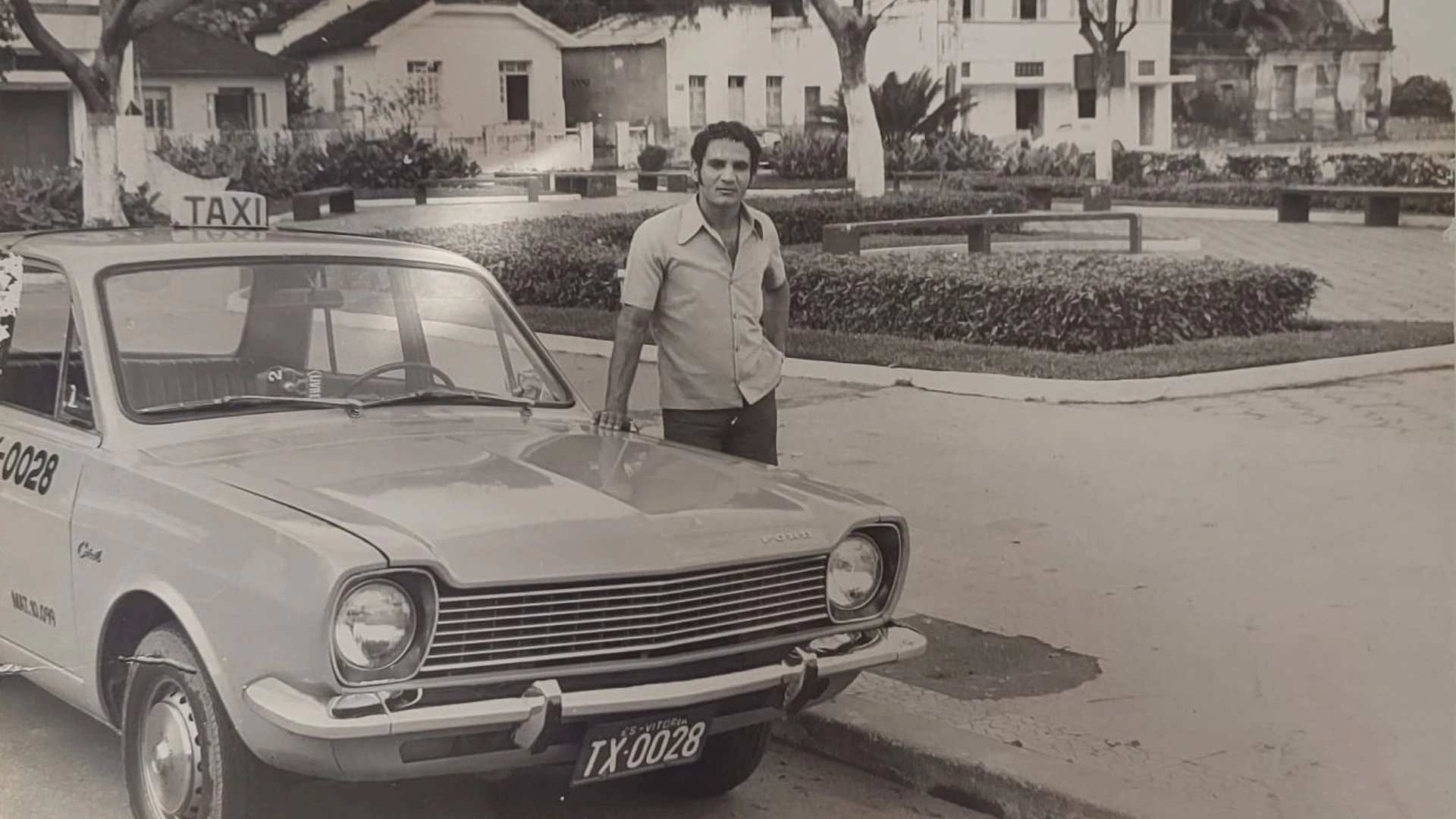 Clóvis Ferreira da Silva na década de 70, em Santo Antônio, Vitória