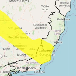 Alerta é válido de 00h às 23h59 deste domingo (10) para 24 cidades. Previsão é que temperatura caia entre 3°C e 5°C