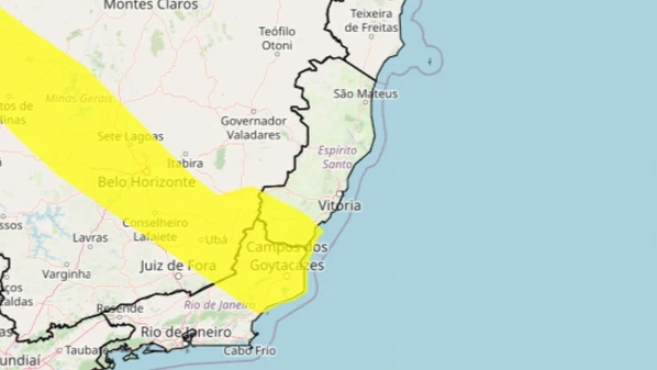 Alerta é válido de 00h às 23h59 deste domingo (10) para 24 cidades. Previsão é que temperatura caia entre 3°C e 5°C