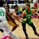 A Seleção Brasileira de Basquete fez um jogo de exibição no Sesc Guarapari