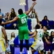 A Seleção Brasileira de Basquete fez um jogo de exibição no Sesc Guarapari