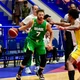 A Seleção Brasileira de Basquete fez um jogo de exibição no Sesc Guarapari