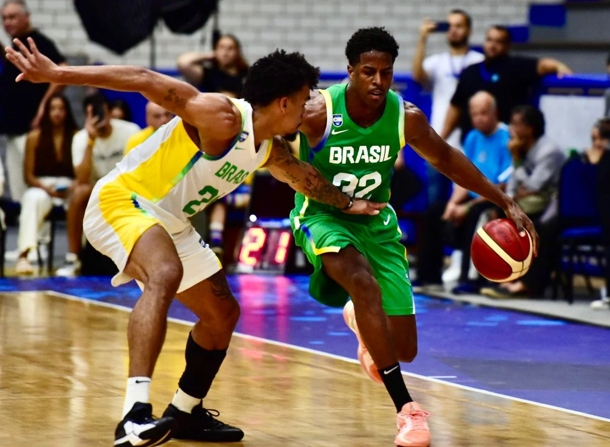 Seleção Brasileira de Basquete faz a festa da torcida em Guarapari