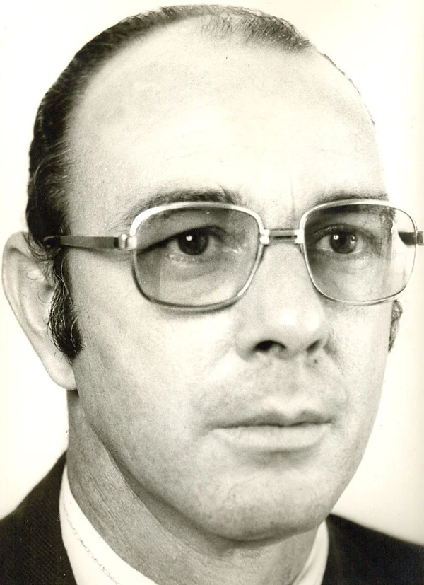 Bonacossa no tempo em que comandava o futebol capixaba, nos anos 1970