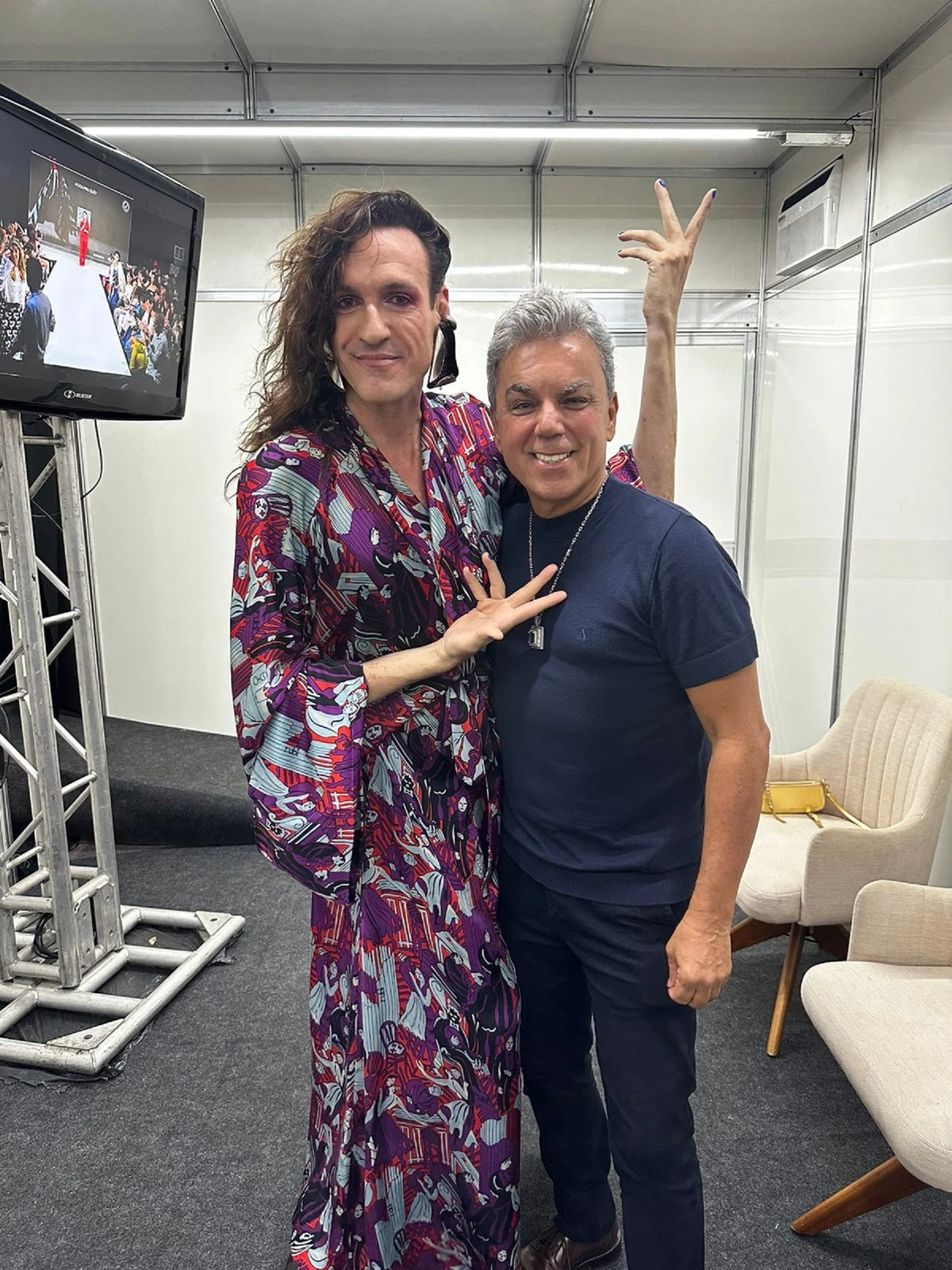 Dudu Bertholini e Ivan Aguilar 