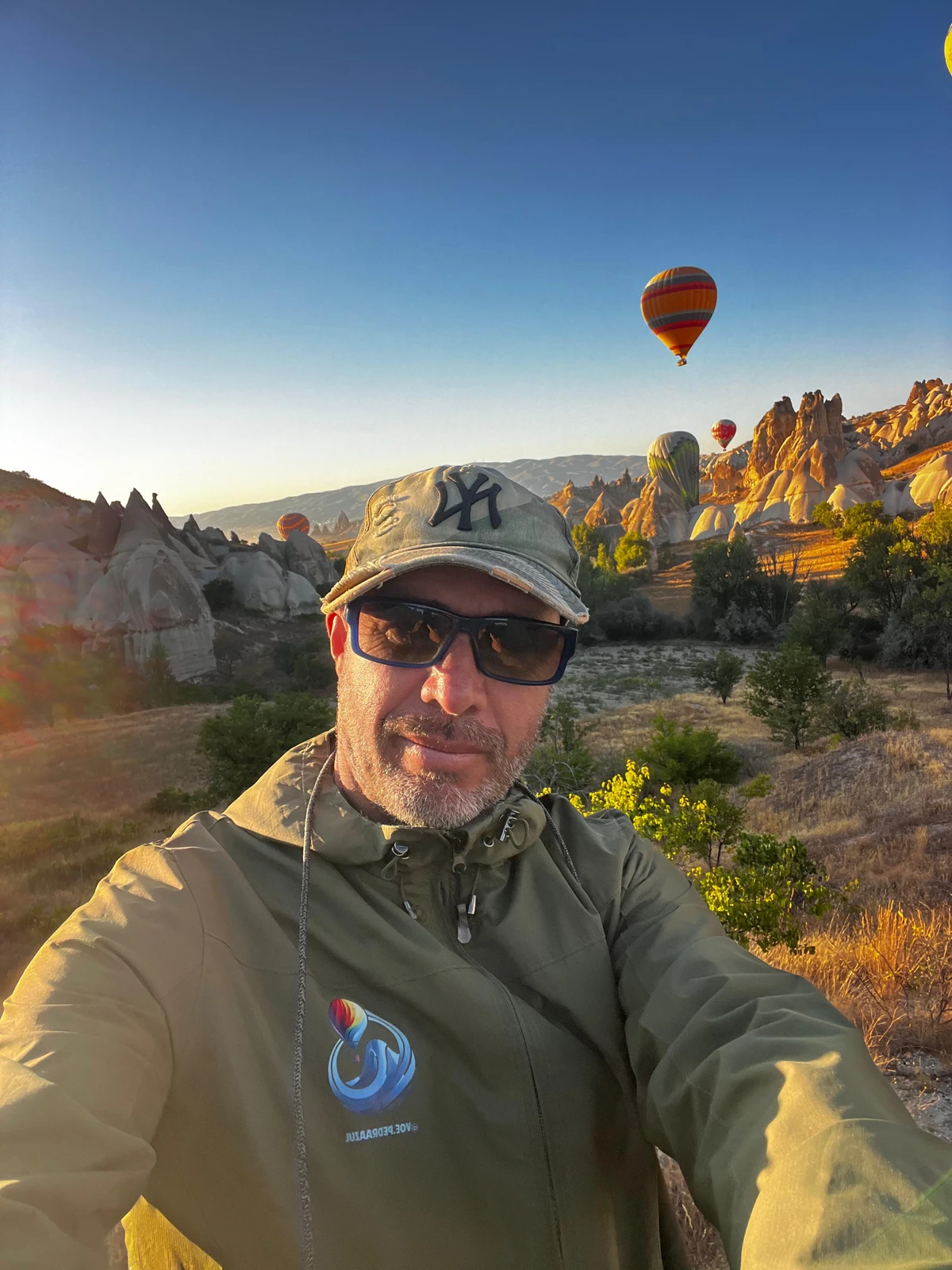 Roberval Roza no festival de balonismo na Capadócia 