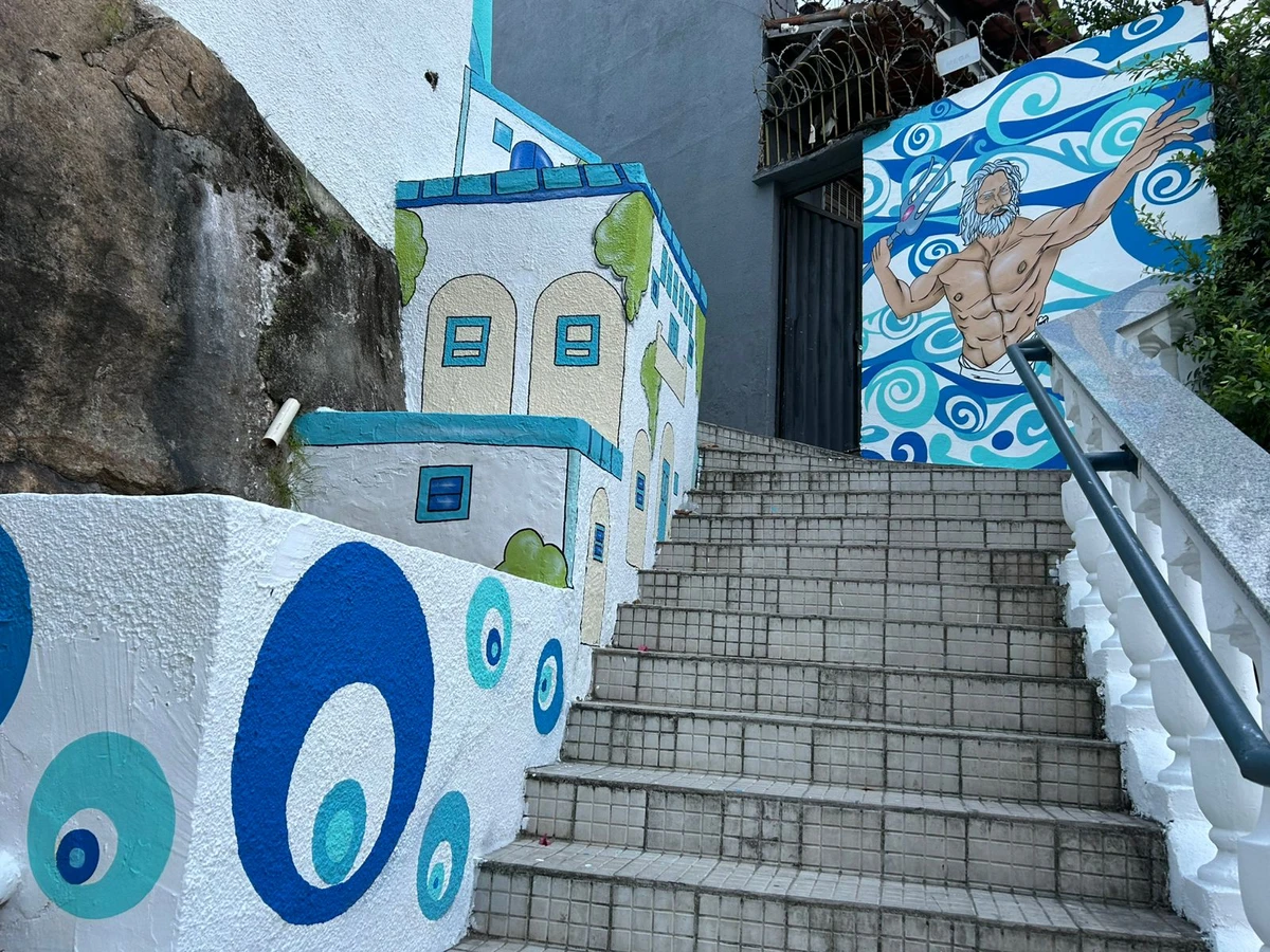 Escadaria Grega. 