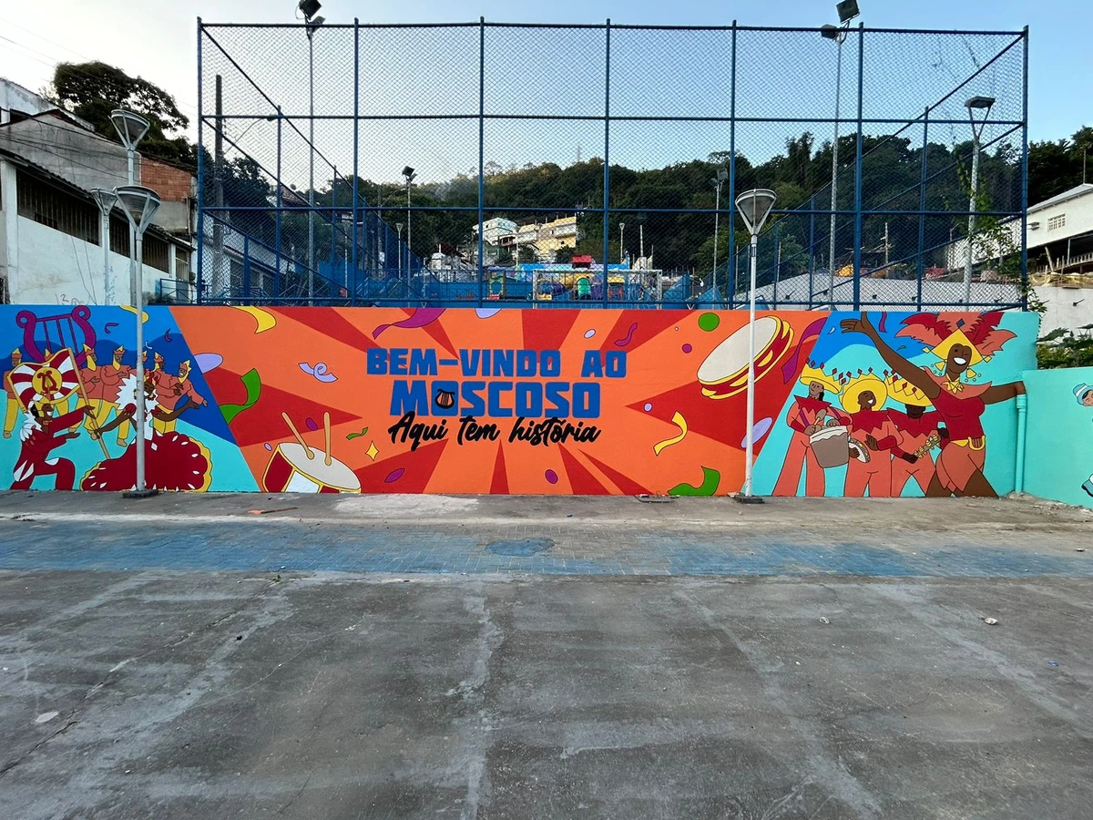 Mural Morro do Moscoso. 