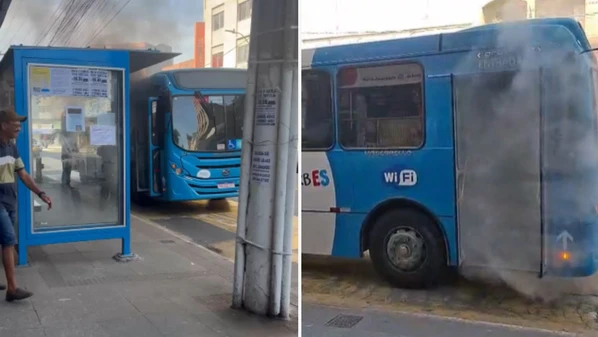 A ação criminosa ocorreu quando o homem entrou no coletivo sem pagar passagem e reagiu após o motorista rejeitar seguir viagem