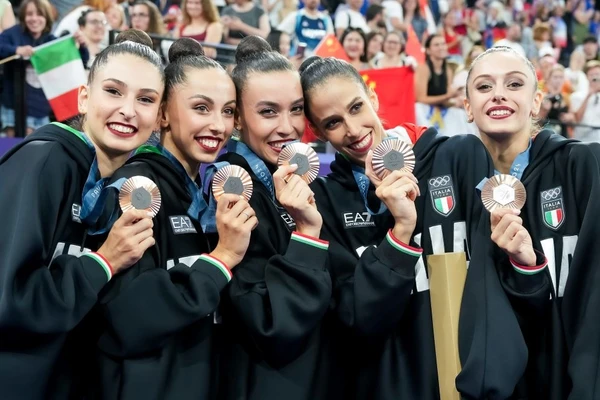 Conjunto italiano ganhou o bronze em Paris-2024