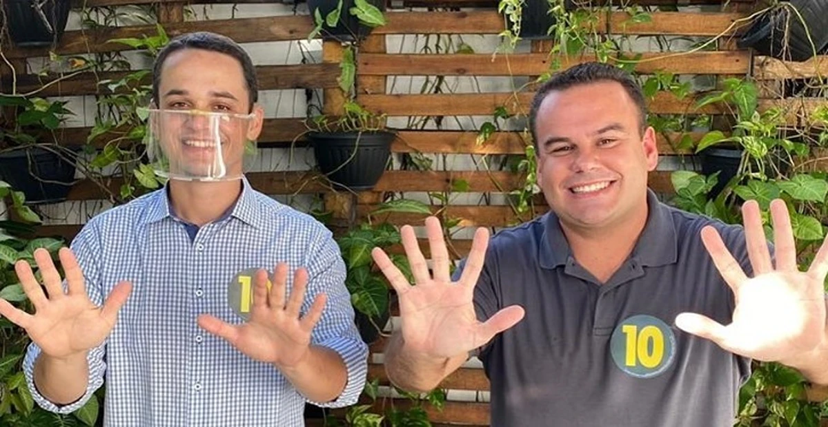 Lorenzo Pazolini e Denninho Silva em 2020