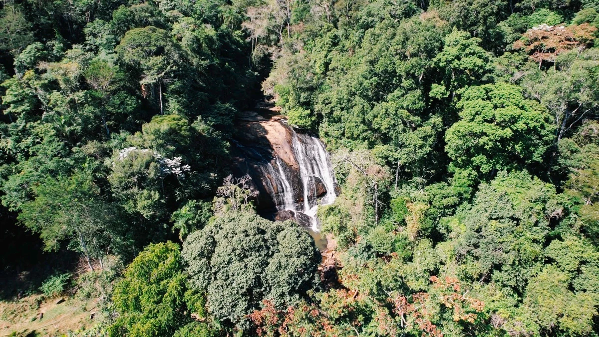 A cachoeira de Buenos Aires, em Guarapari