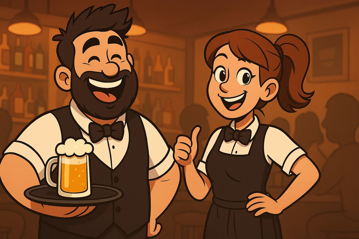 Vote no garçom - ou garçonete - mais gente boa do Espírito Santo