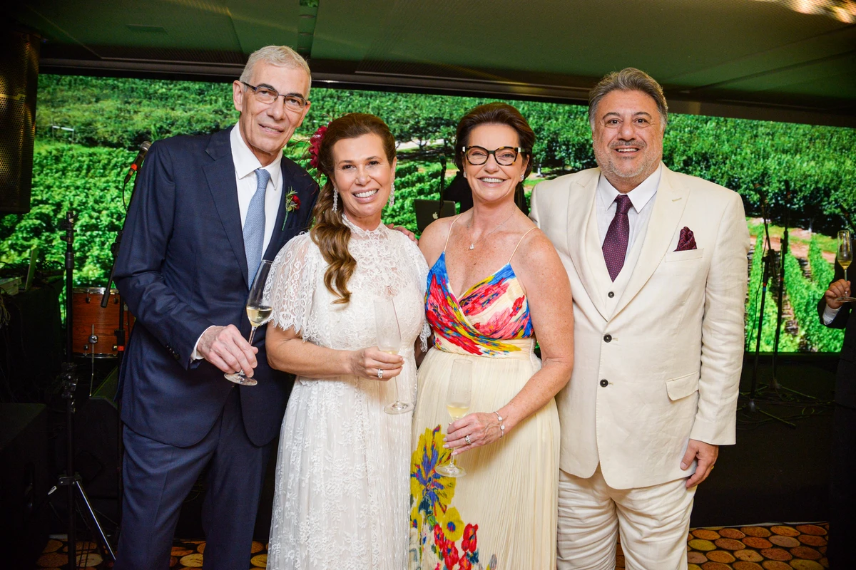 Décio Chieppe, Edilene Chieppe, Eulália Chieppe e Vicente Jorge