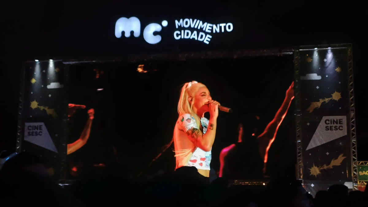 Pabllo Vittar, no segundo dia do Movimento Cidade