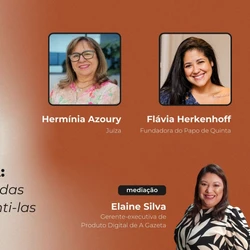 O terceiro videocast do Todas Elas será transmitido nesta terça-feira (19), às 19h, no site de A Gazeta, no YouTube e nas redes socias
