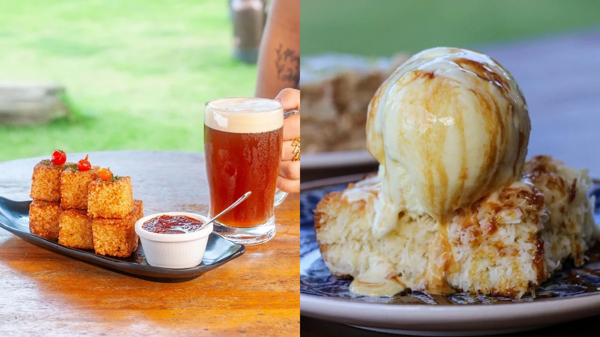 Além das cervejas, estabelecimento também conta com variedade de petiscos e sobremesas