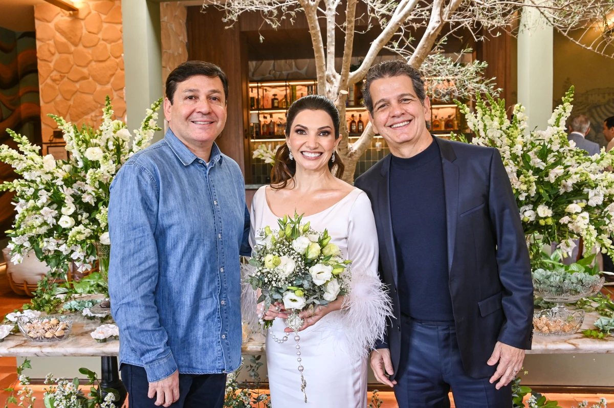 Bóris Acevedo e  Nathalia Burian e Aroldo Natal