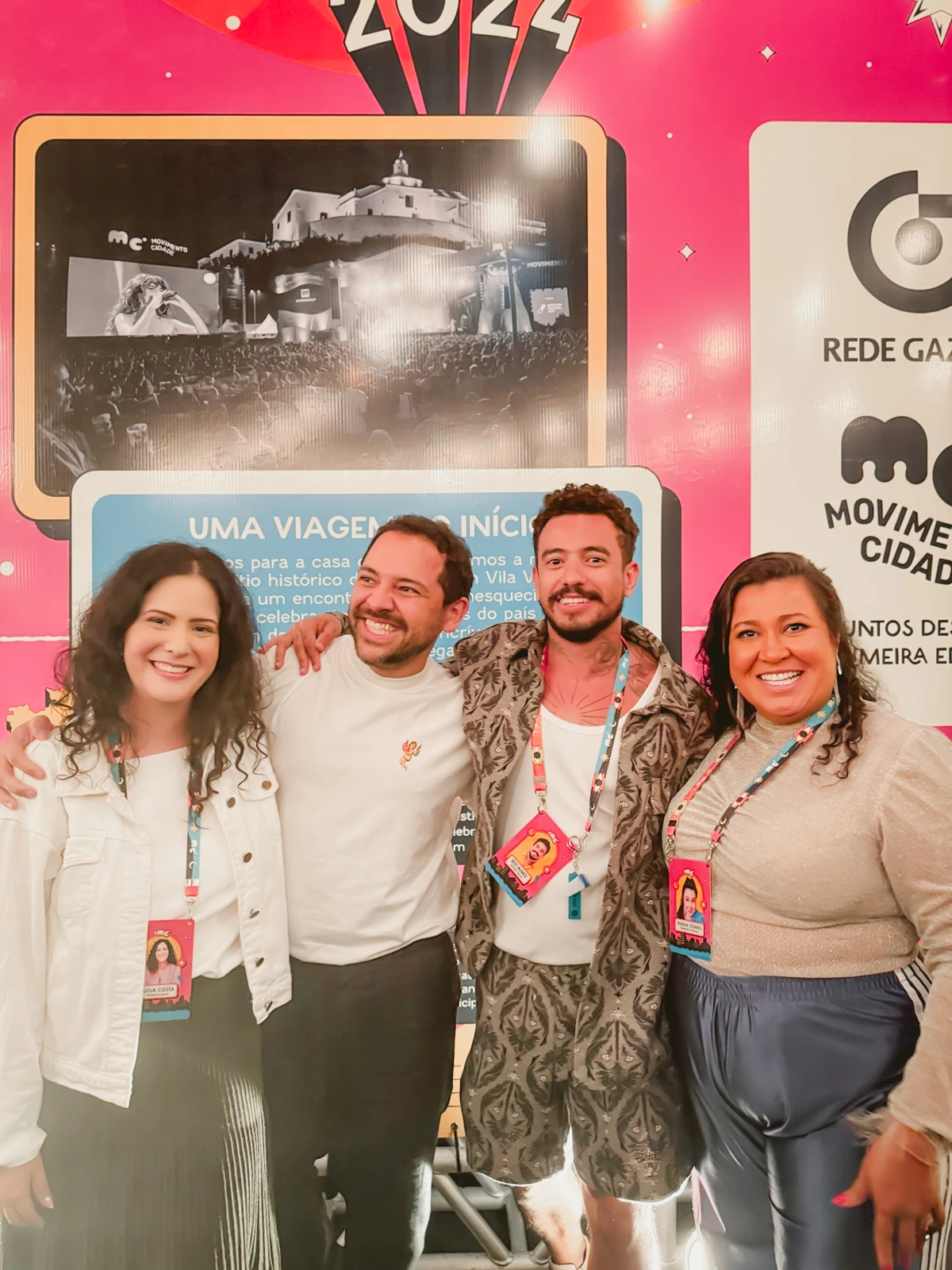 Luisa Costa, Leo Alves, PR do Lollapalooza, Leo Alves e Nabila Gomes