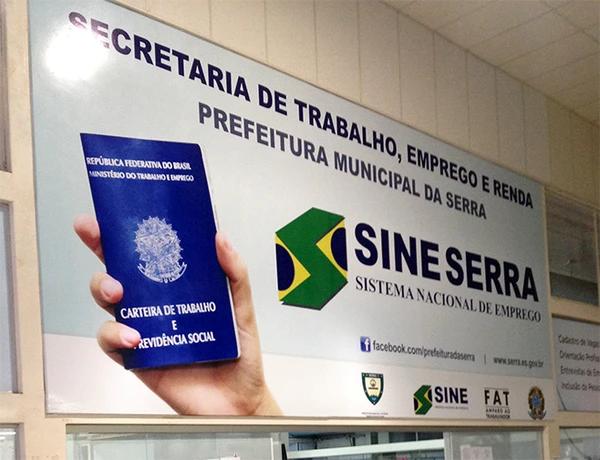 Oportunidades de emprego no Sine da Serra