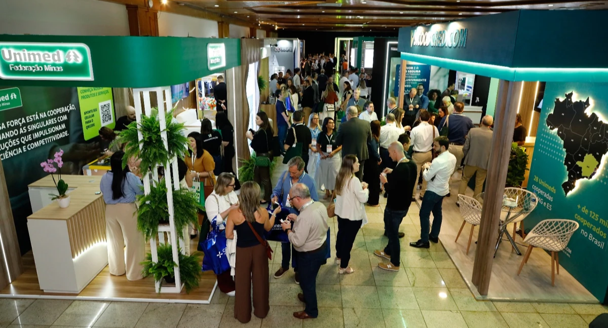 Simpósio das Unimeds no Centro de Convenções de Vitória. Crédito: divulgação