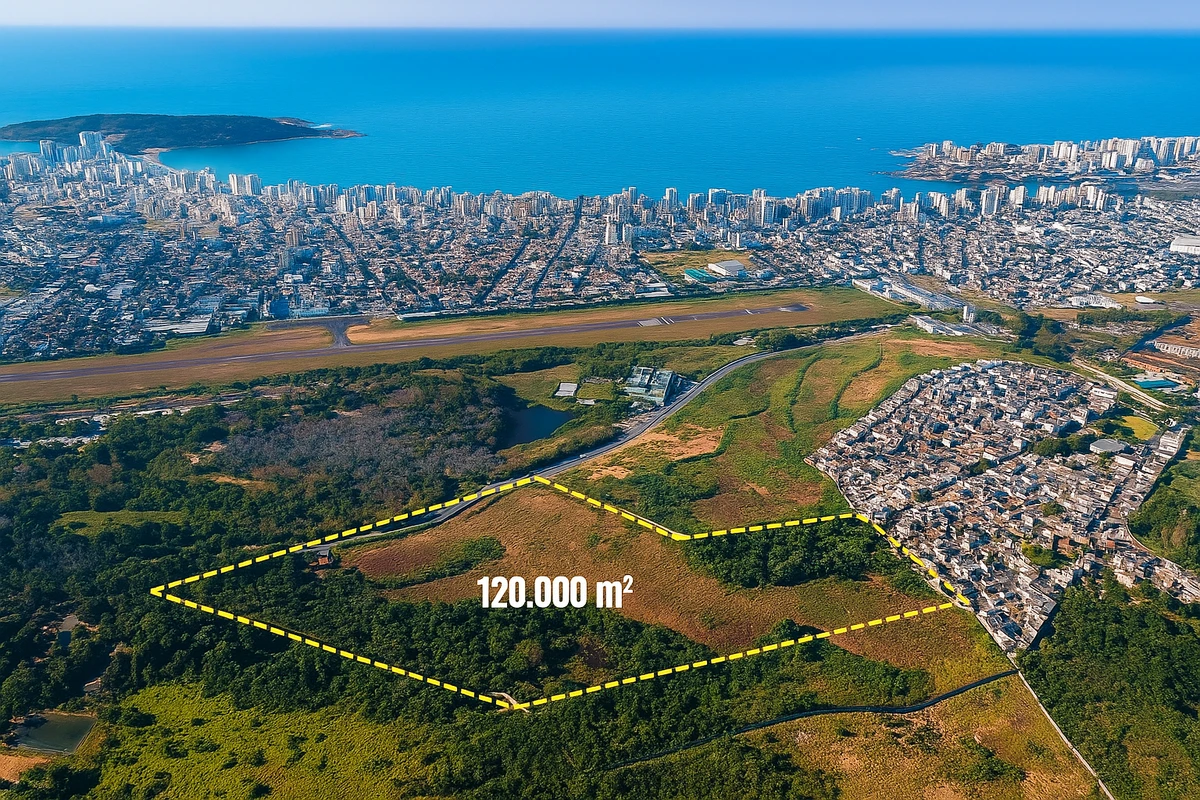 Terreno, em Guarapari, que vai ser leiloado pelo Sesc-ES