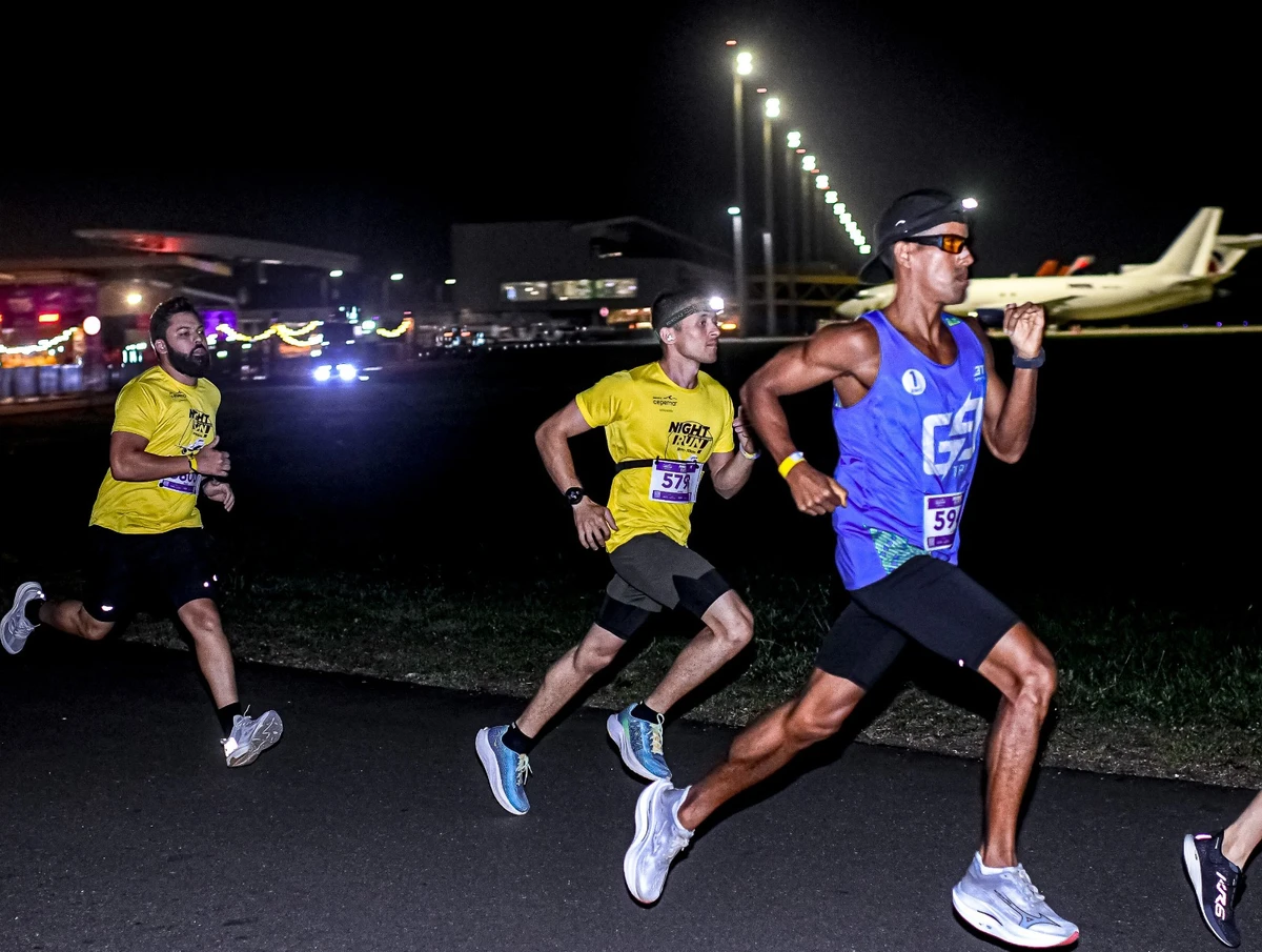 Atletas vão percorrer 3k, 5k e 10k dentro do aeroporto no dia 25 de outubro, com largada às 20h