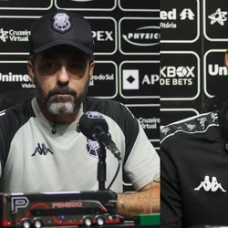 Técnico Rodrigo Fonseca e capitão Bruno Silva destacam postura aguerrida e confiança do elenco para reverter placar contra o time paulista
