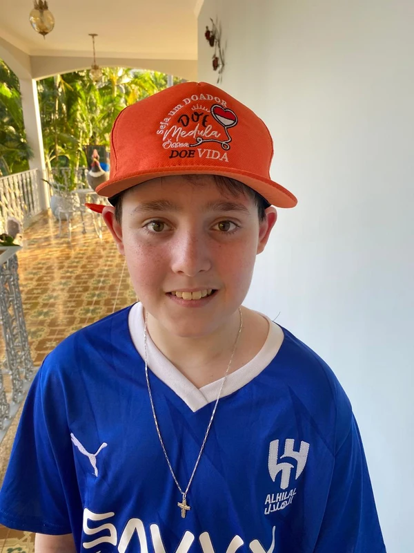 Gustavo Colombi Brunow, que voltou às aulas após dois anos tratando câcer por Acervo pessoal