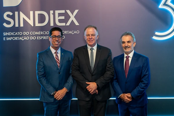 Marcelo Santos, Renato Casagrande e Sidemar Acosta