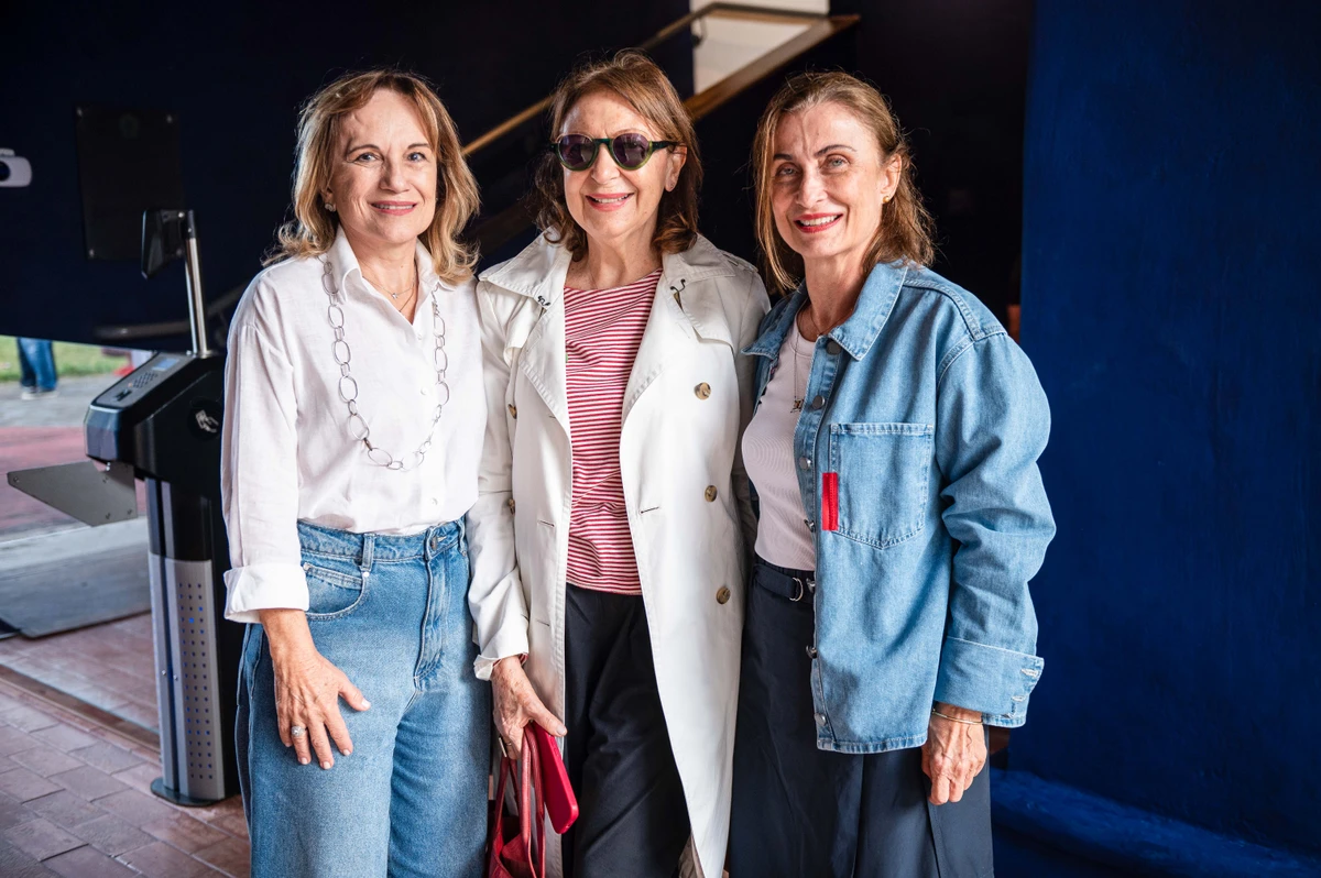 Márcia Flores, Celia Colodete e Tereza Nader