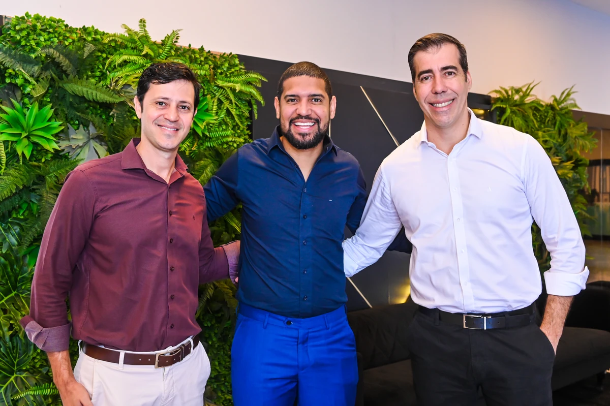 Na Convenção de Vendas 2025 da Grand, Eduardo Borges, Gustavo Rangel e Gustavo Rezende