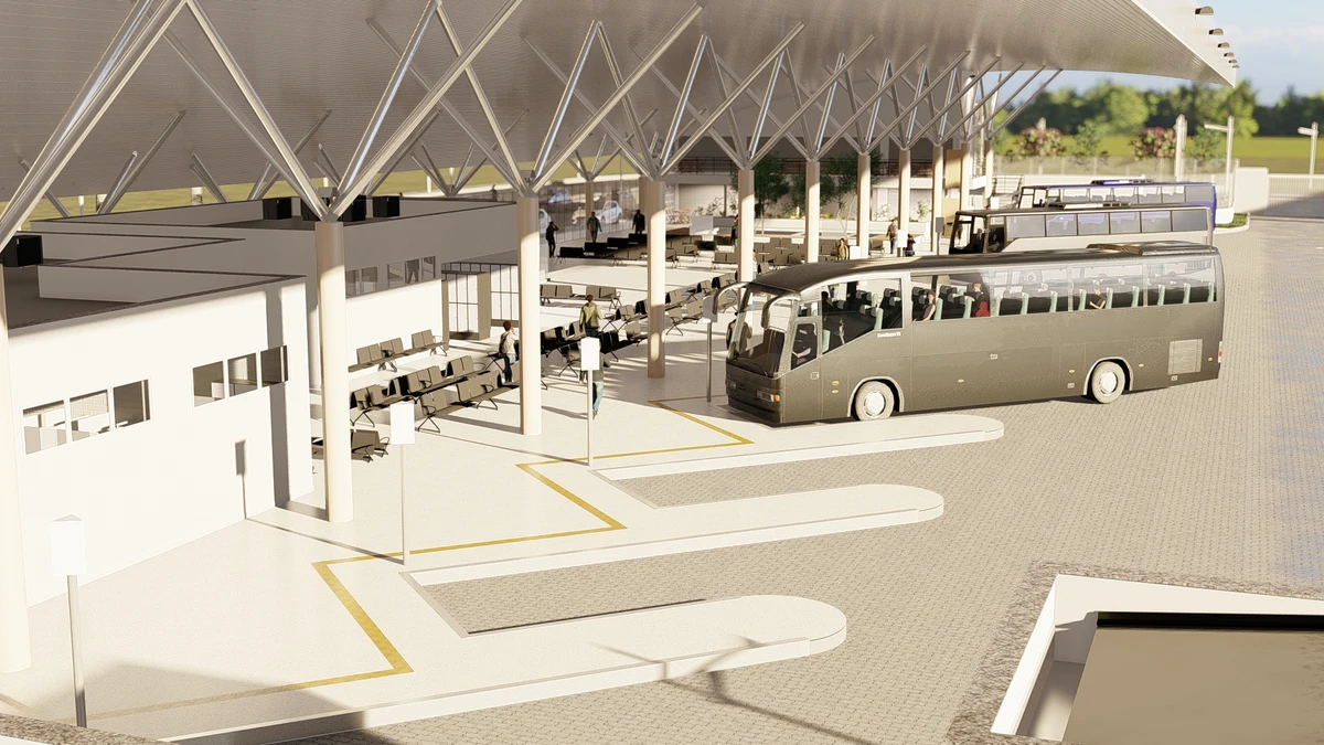 Projeções mostram como deve ficar a Rodoviária de Linhares por Divulgação/Prefeitura de Linhares