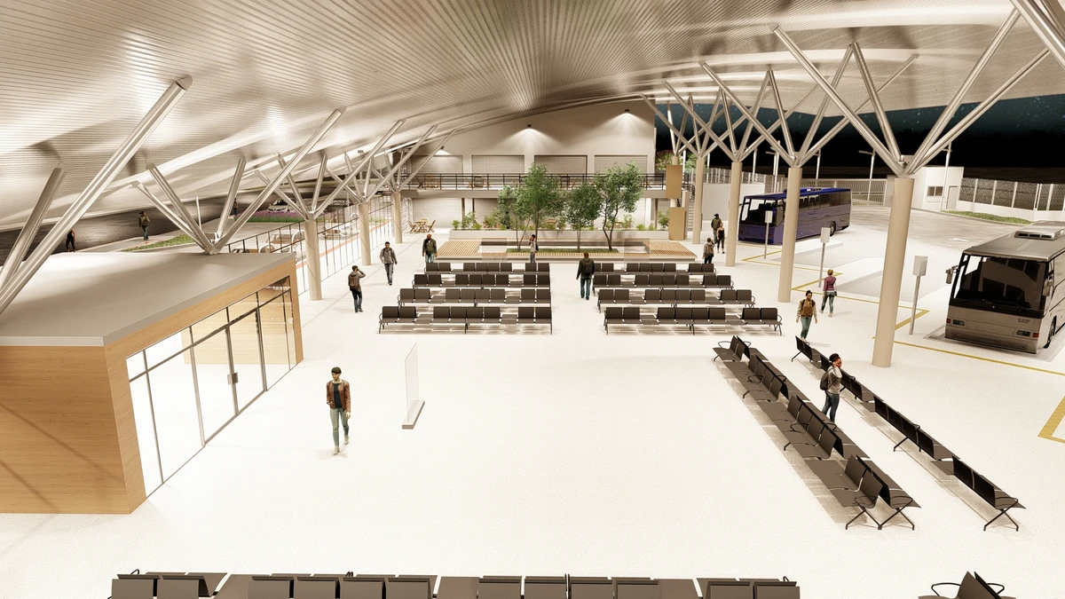 Projeções mostram como deve ficar a Rodoviária de Linhares por Divulgação/Prefeitura de Linhares