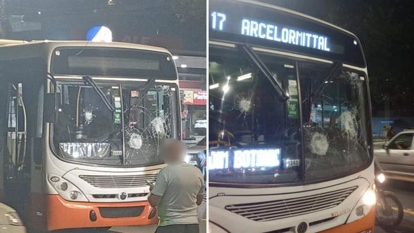 O coletivo levava cerca de 35 trabalhadores da ArcelorMittal da Capital para Vila Velha. Segundo a empresa, nenhum funcionário se feriu