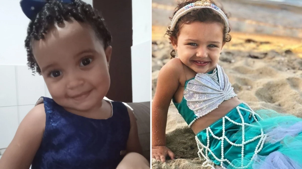 Alice Rodrigues, de seis anos, e Alice da Silva Almeida, de três anos