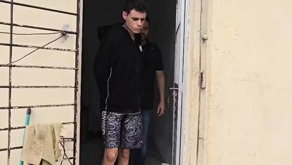 Cayo Lucas, de 21 anos, foi preso em Olinda por ameaçar o youtuber Felca