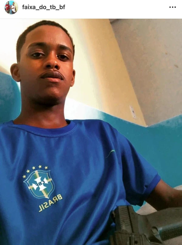 David Pereira de Jesus, de 21 anos, morto durante um confronto com a Polícia Militar em Vitória