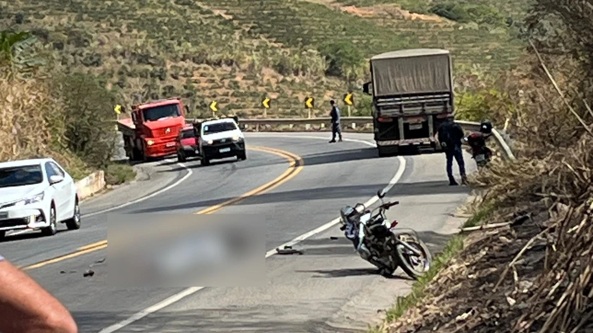 Motociclista morreu em acidente em Ibatiba 