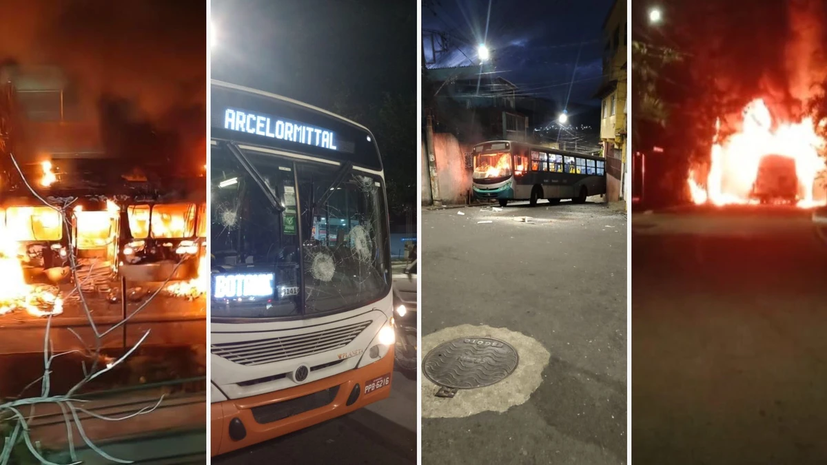 Ônibus são atacados após morte de jovem no bairro da Penha, em Vitória