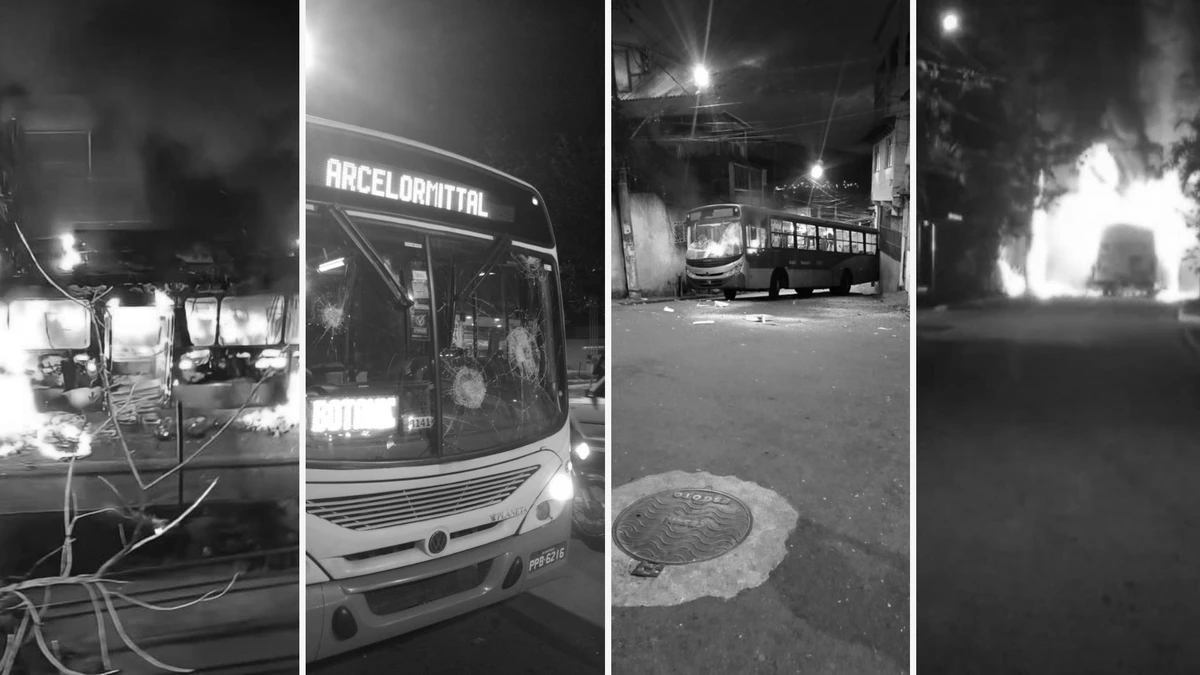 Ônibus são atacados após morte de jovem no bairro da Penha, em Vitória