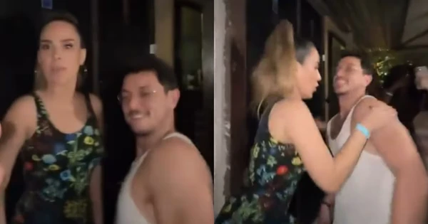 Wanessa e Allan teriam se aproximado durante gravações do programa dominical