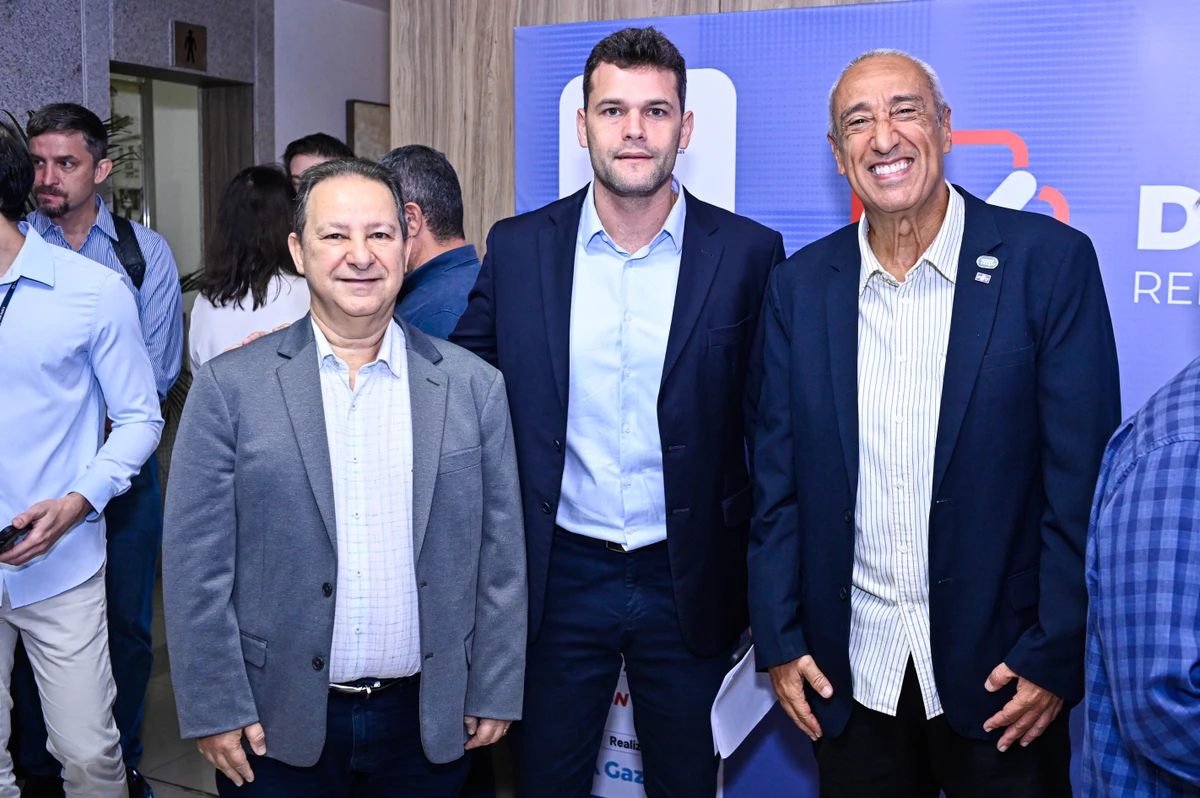 Fernando Saliba, Abdo Filho e Carlos André Oliveira 
