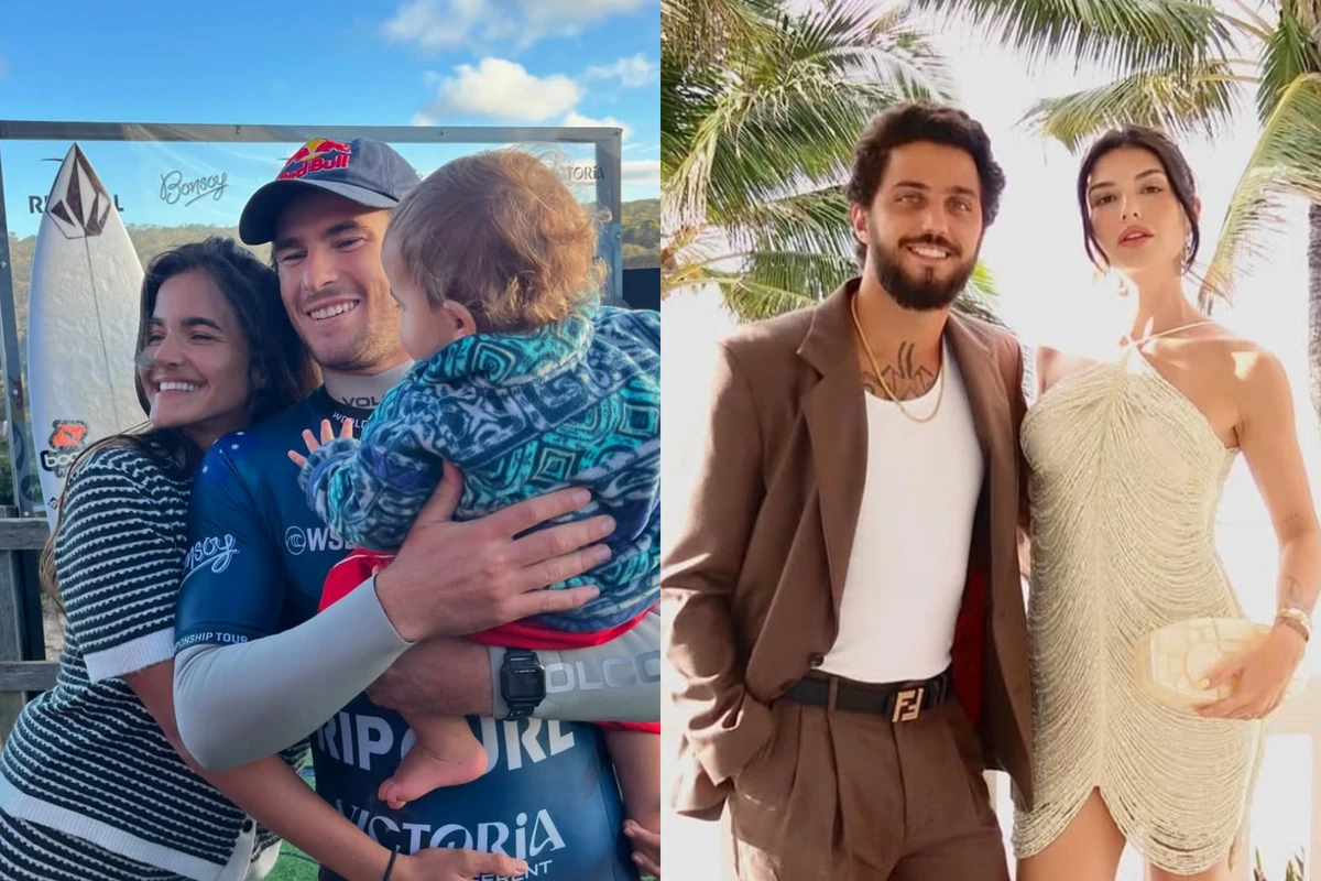 Julia Muniz e Ananda Marçal são casadas com surfistas profissionais