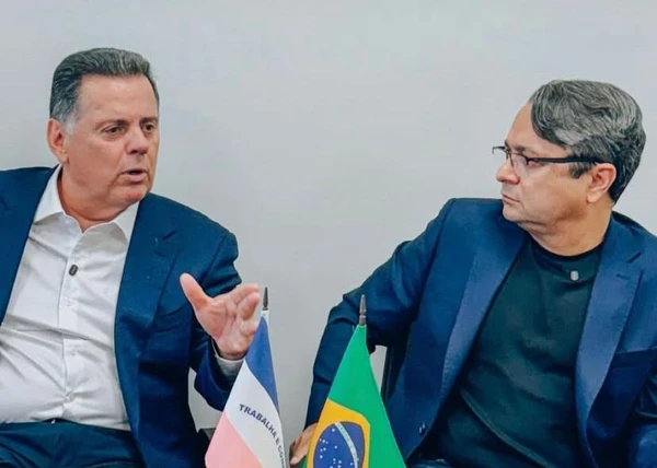 Marconi Perillo e Vandinho Leite em Vitória