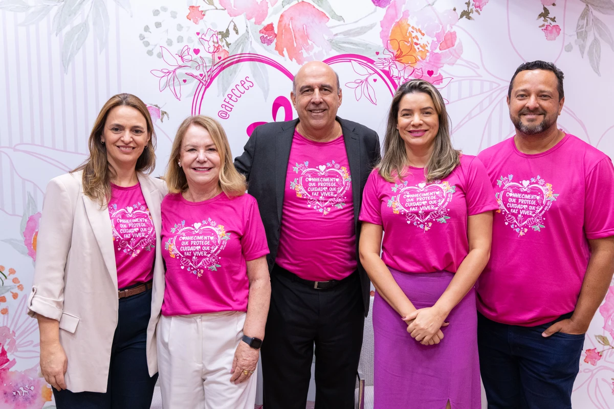 
Beatriz Zandonade, Marilucia Dalla, Marcos Ayres, Graziella Veloso e Franco Medeiros
