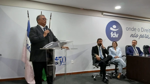 Fala foi durante palestra para autoridades do Judiciário, Ministério Público e Defensoria. Ministro terá outras agendas em Vitória nesta sexta-feira (29)