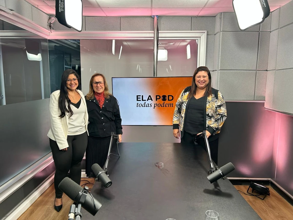 Da esquerda para direita: Flávia, Hermínia e Elaine Silva.